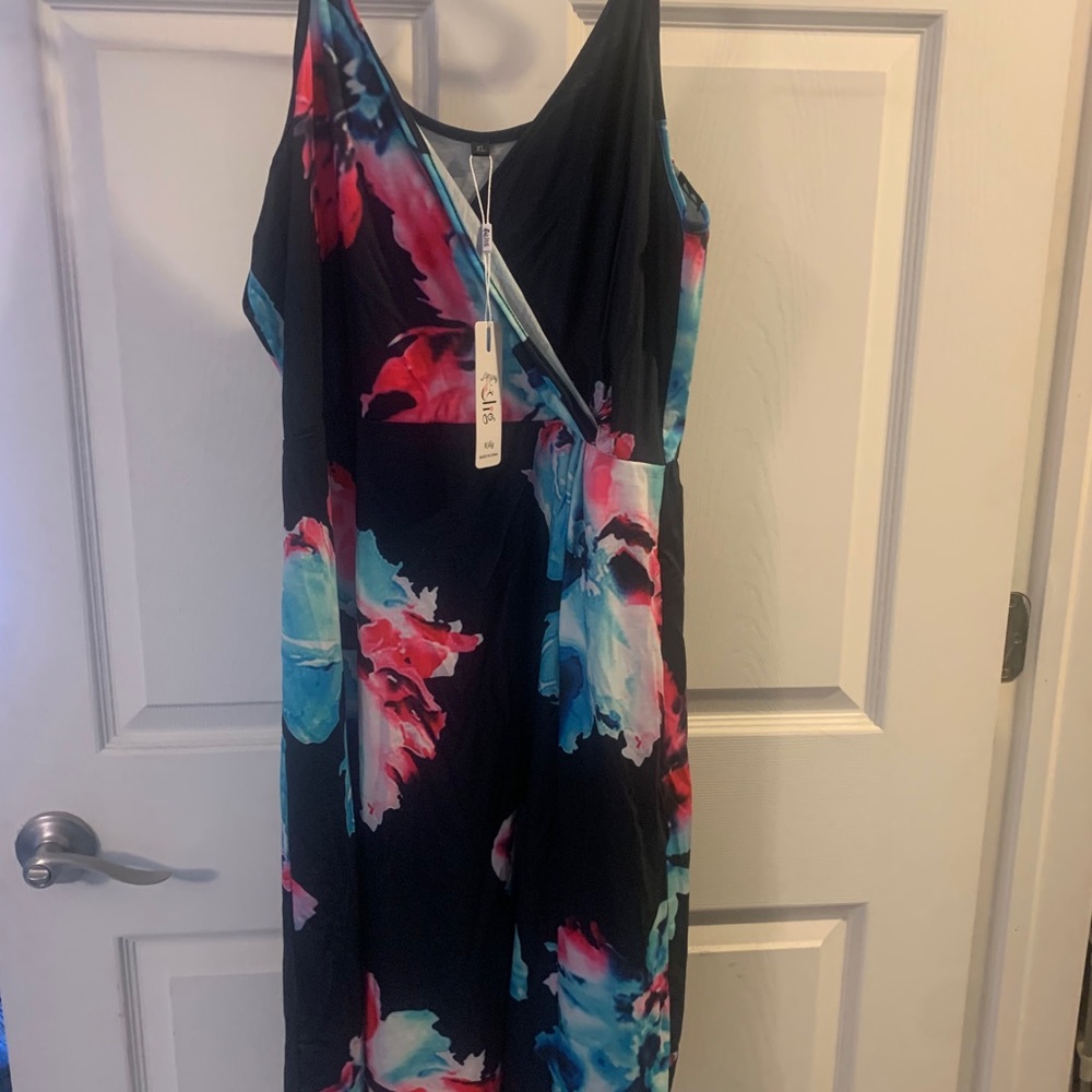 Brand new faux wrap dress